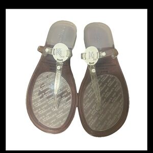 Karl Lagerfeld Clear Translucent Sandals